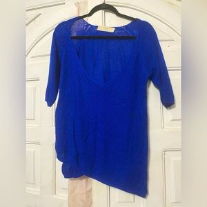 NWOT Zara Knit asymmetrical sweater